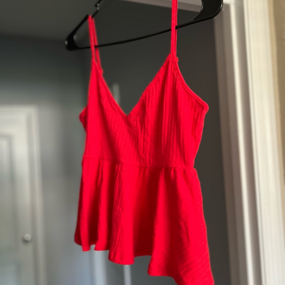 SHEIN Vibrant Red Camisole Top